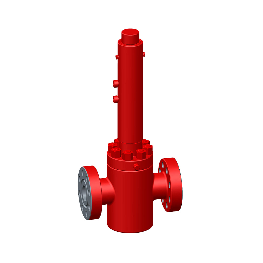 Hydraulic safety gate valve