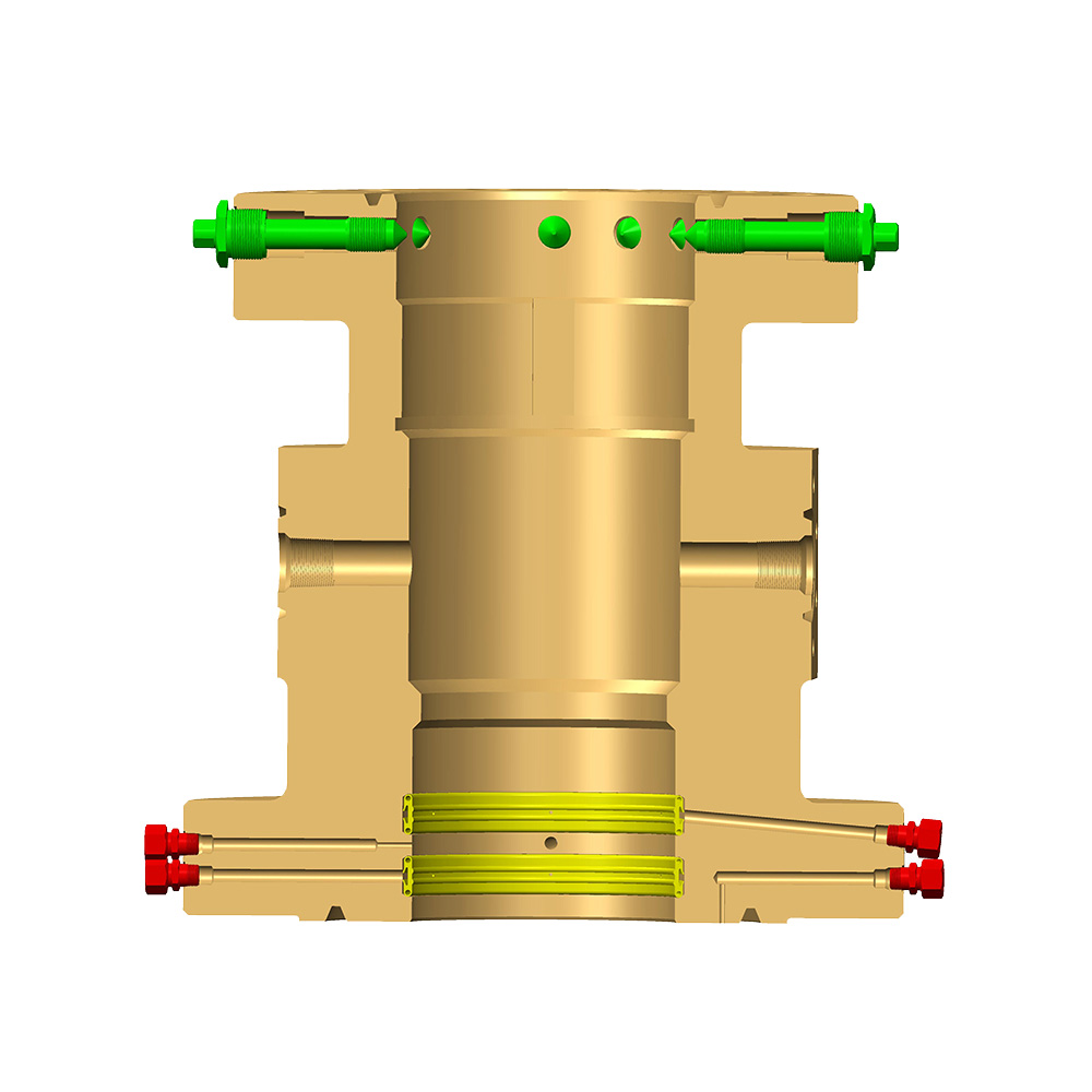 Tubing head spool for dual tubing